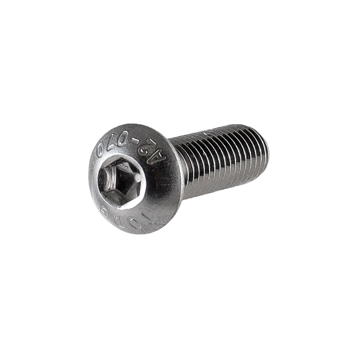 TORN. ALLEN CABEZA BOTON INOX304 M6-1.00 x 25MM (Precio x Pza - Caja c/100 pzas)