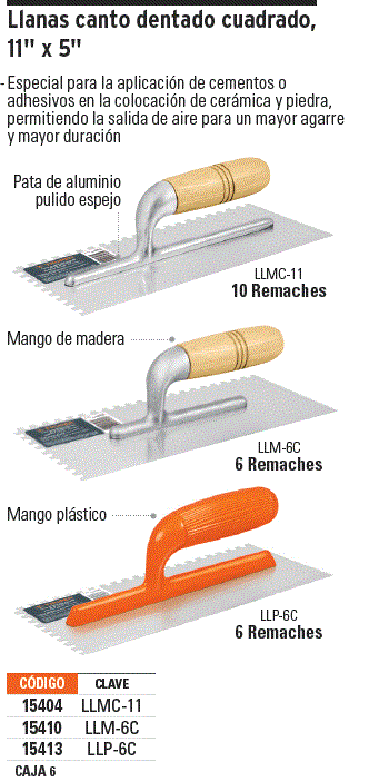 LLANA DENTADA 11 X 5 No. 15409 TRUPER