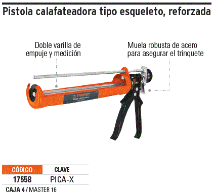 Pistola Silicona Reforzada 17558 Truper 