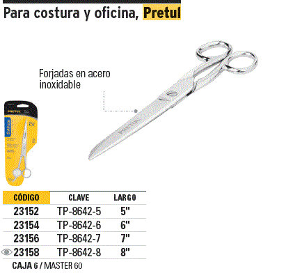 Tijeras para costura, Pretul, Tijeras Multiusos